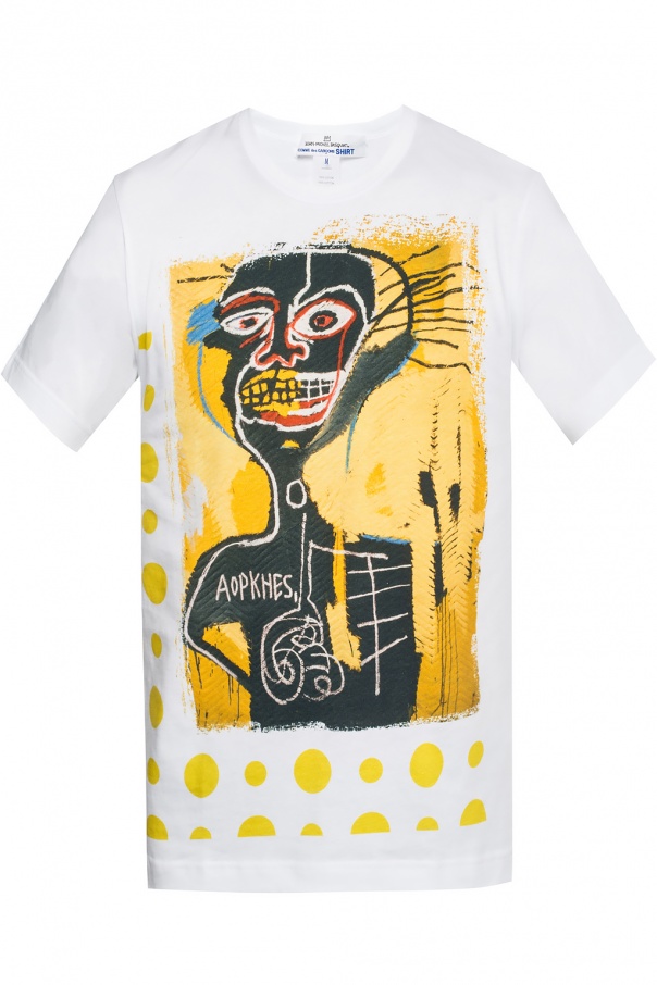 白色Comme des Garçons SHIRT x Jean-Michel Basquiat Comme des